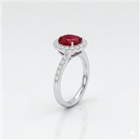 Anello Breda Gioielli Donna in Oro bianco Rubino 0.6 Ct CSFOQ1740R-NG - CSFOQ1740R-NG